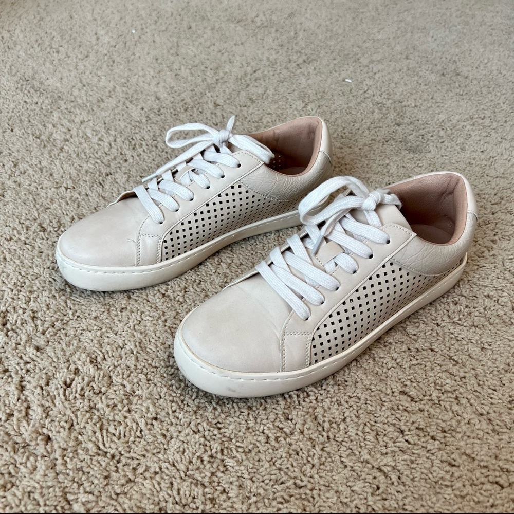 Böhme Off White Perforated Sneakers